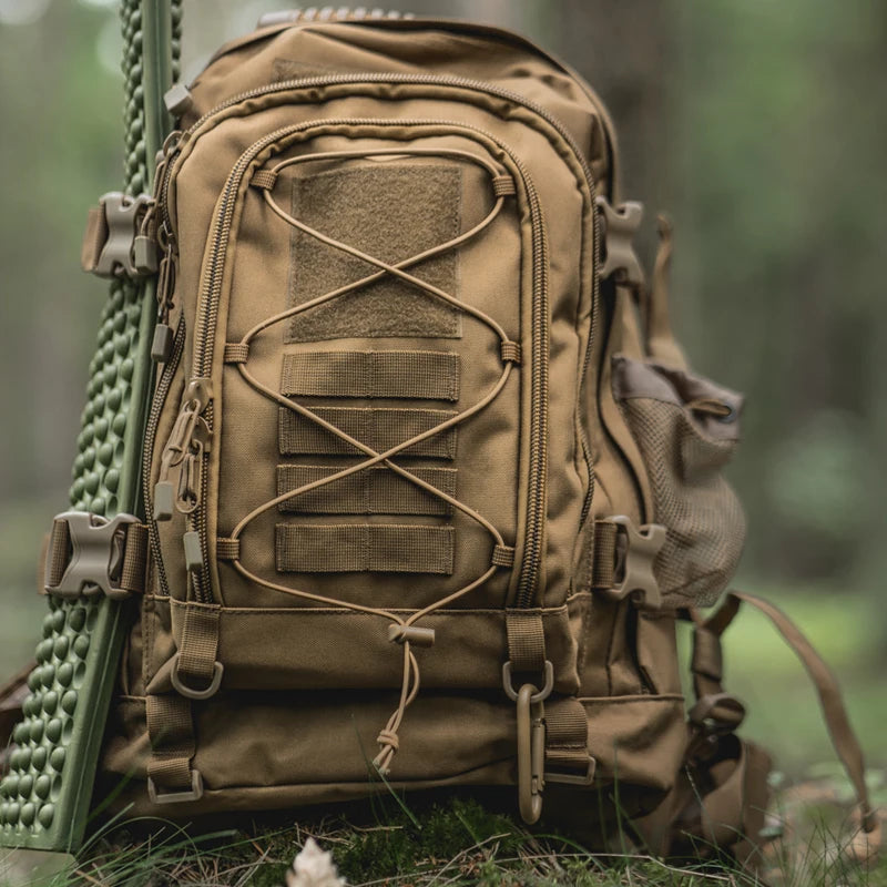 65L Tactical Hiking Backpack Large Capacity Military Camping Rucksack