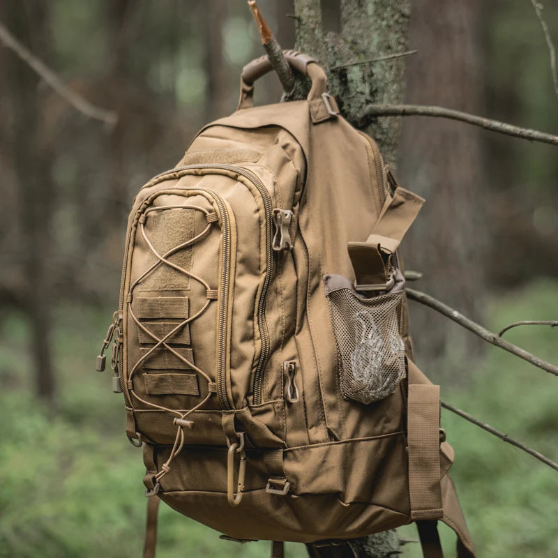 65L Tactical Hiking Backpack Large Capacity Military Camping Rucksack