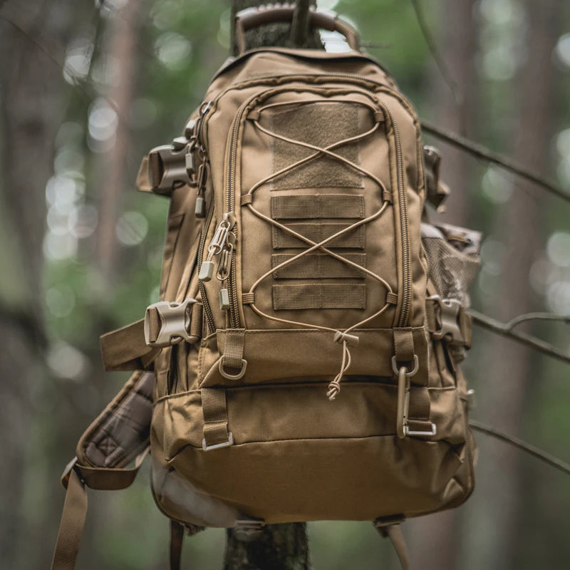 65L Tactical Hiking Backpack Large Capacity Military Camping Rucksack