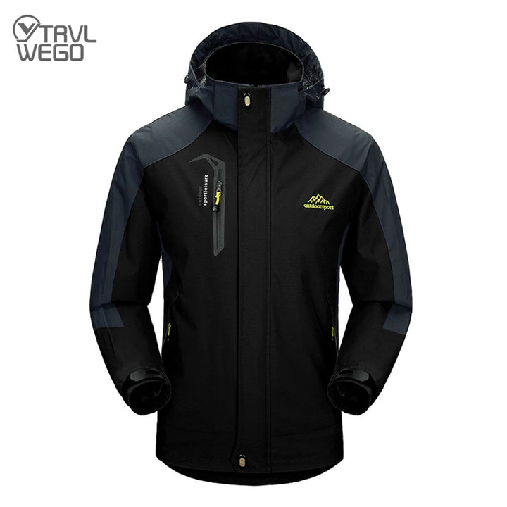 Men’s Waterproof Hiking Jacket Windbreaker Outdoor Climbing Travel Coat