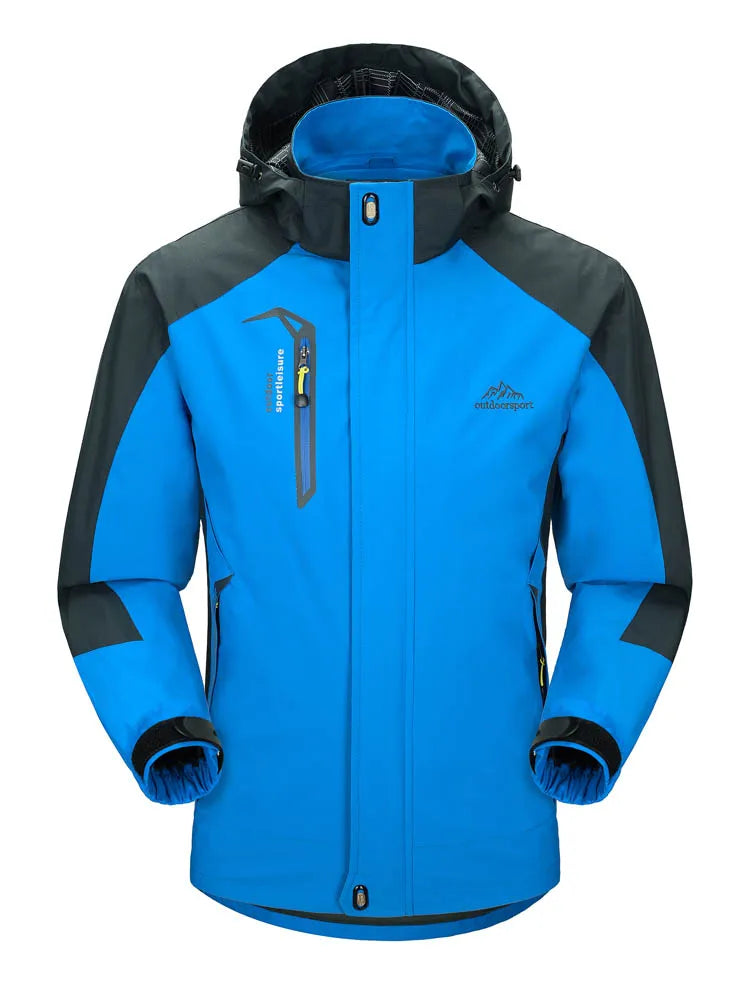 Men’s Waterproof Hiking Jacket Windbreaker Outdoor Climbing Travel Coat