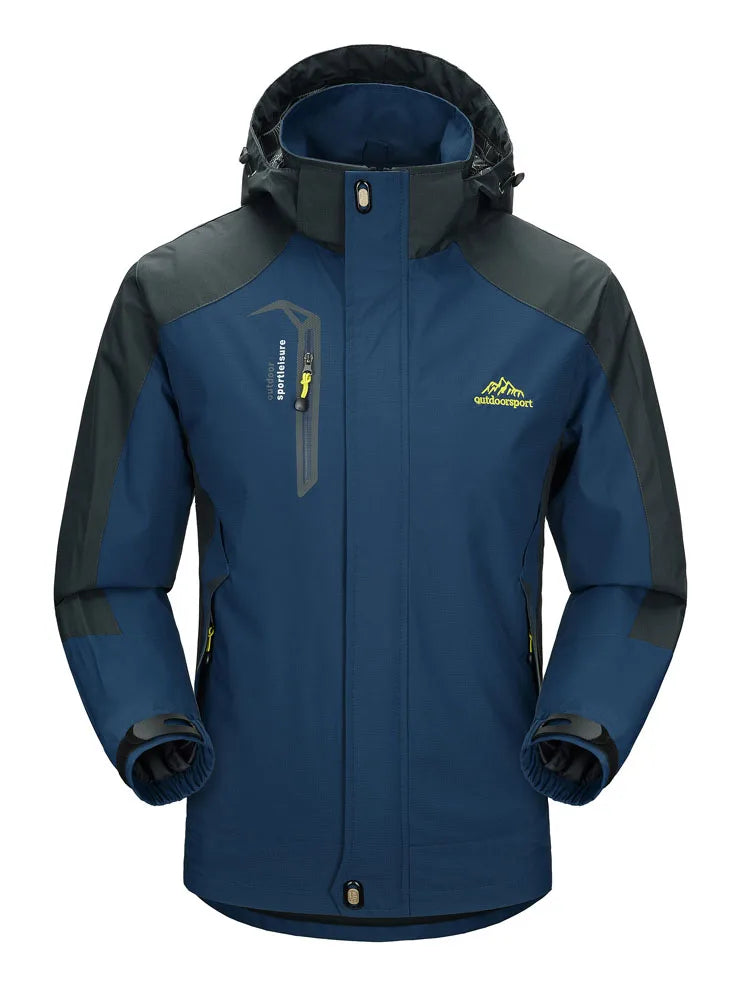 Men’s Waterproof Hiking Jacket Windbreaker Outdoor Climbing Travel Coat