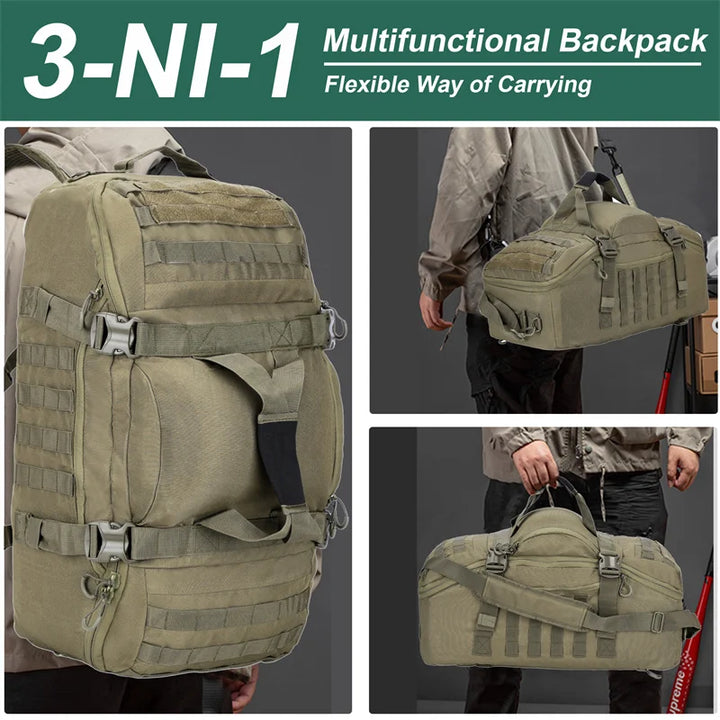 Tactical Backpack 30L 45L 80L Hiking Camping Travel Bag