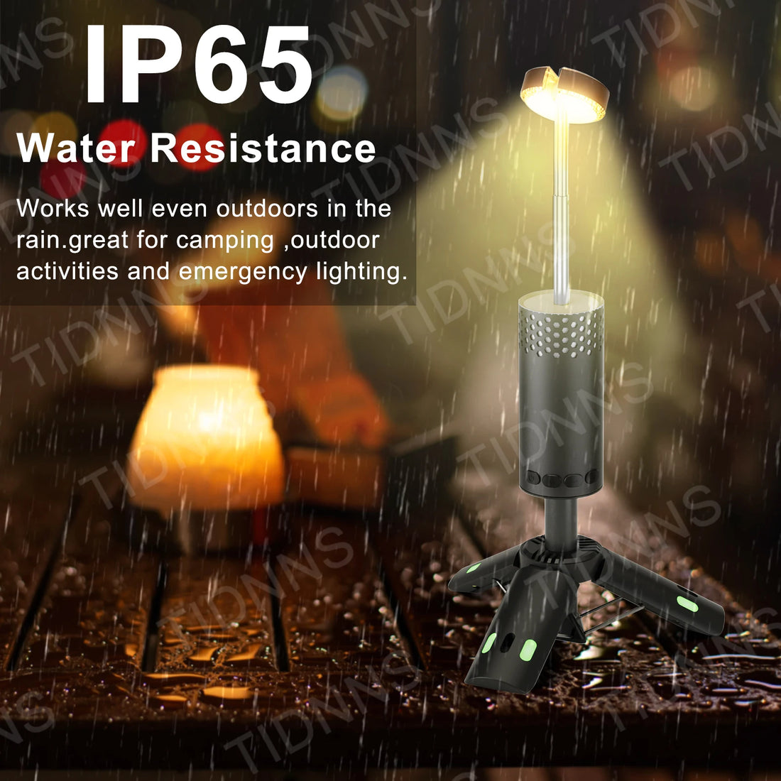 Telescopic Rechargeable Camping Lantern 10000mAh Dimmable Emergency Fishing Light