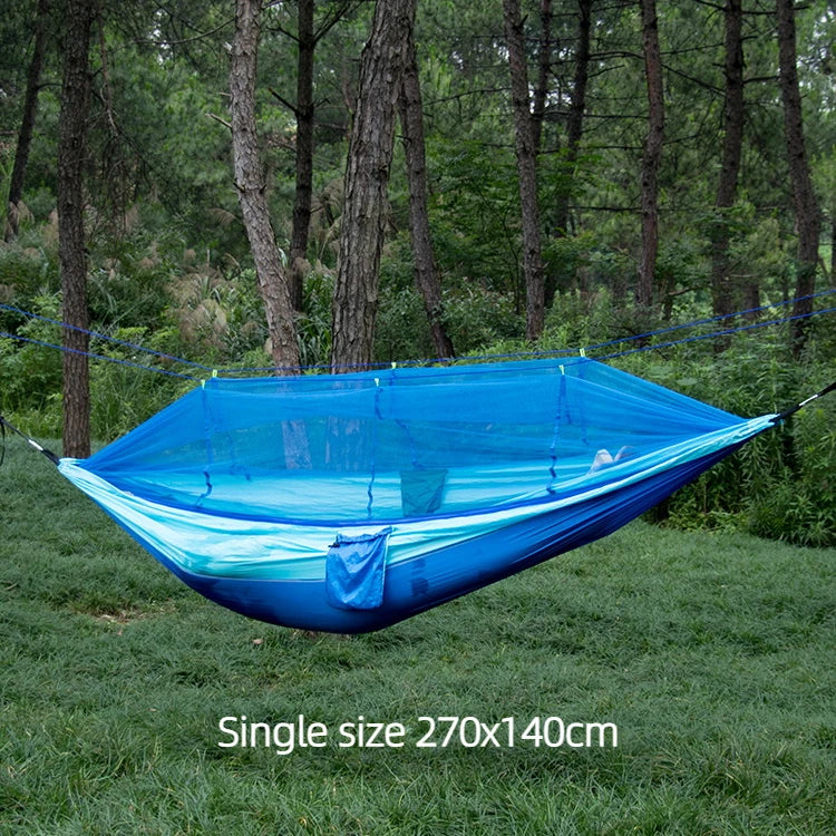 Portable Nylon Hammock Mosquito Net Single Double Camping Travel