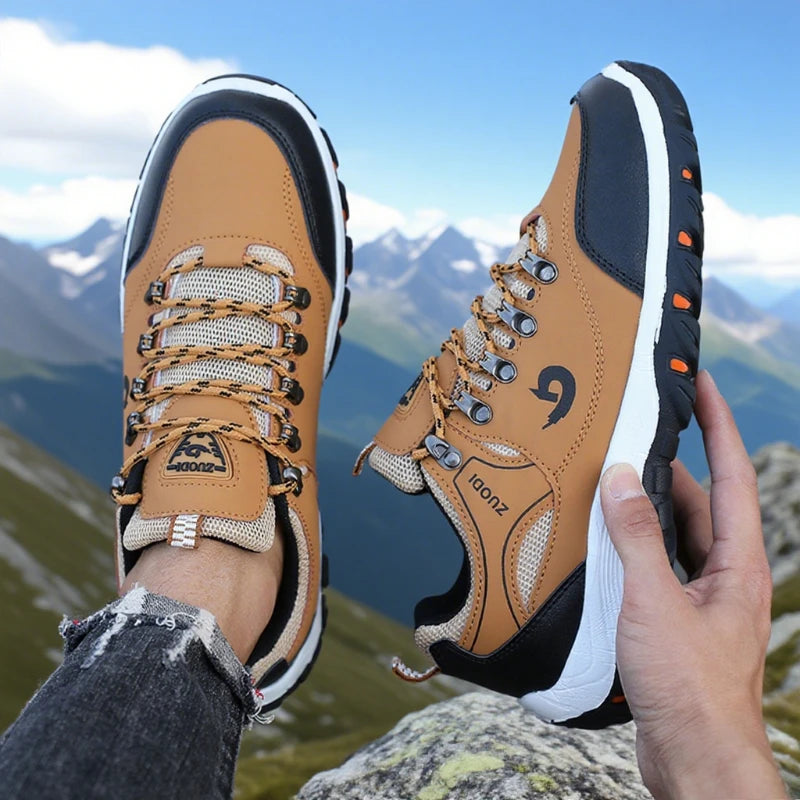 Men’s Outdoor Hiking Shoes Waterproof Lightweight Breathable Walking Sneakers