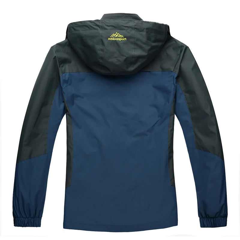 Men’s Waterproof Hiking Jacket Windbreaker Outdoor Climbing Travel Coat