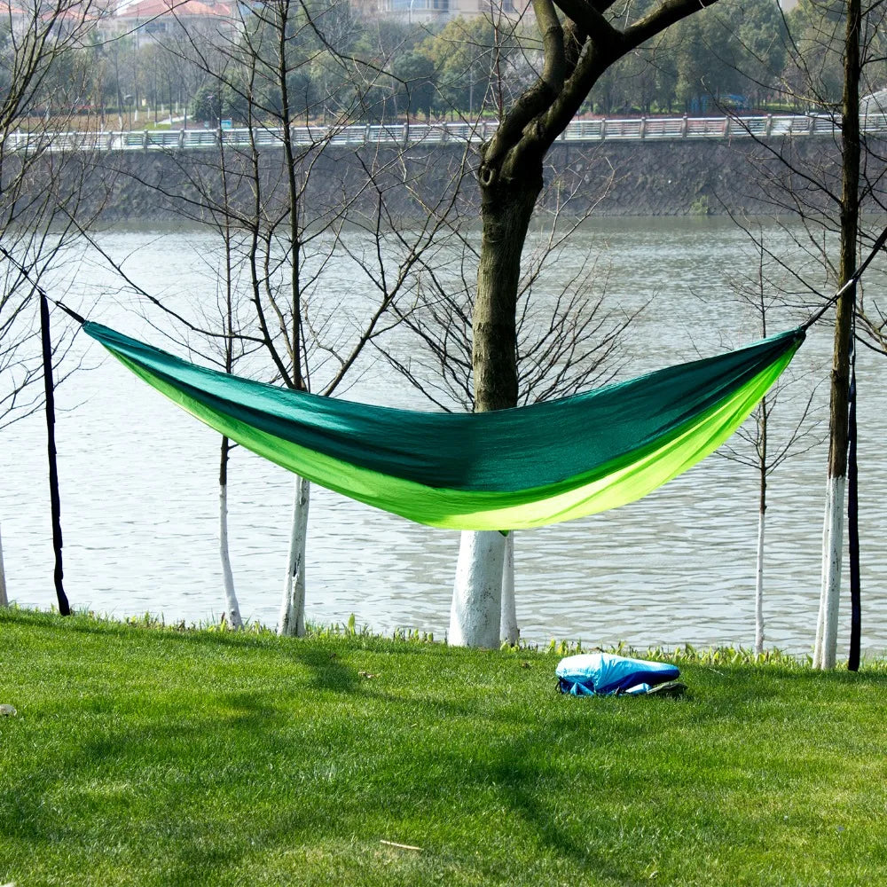 Portable Nylon Parachute Hammock Single Double Camping Hiking Garden