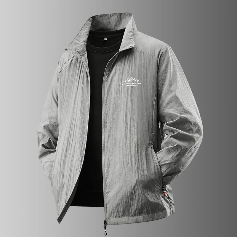 Men Summer Ultra Light UV Protection Fishing Sun Jacket Coat