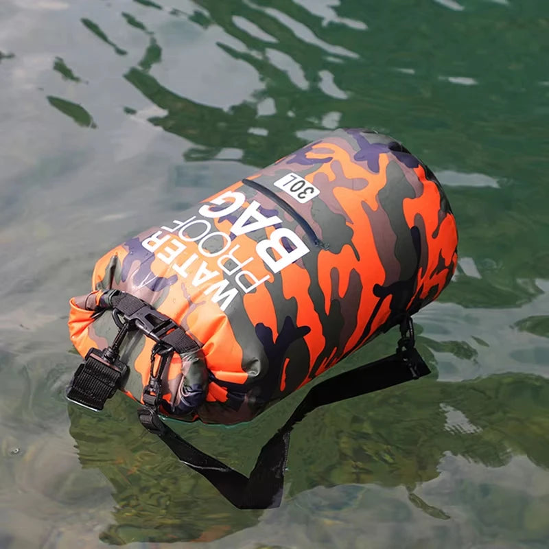 Waterproof PVC Dry Bag Backpack Kayak Surfing Swimming Outdoor Pack