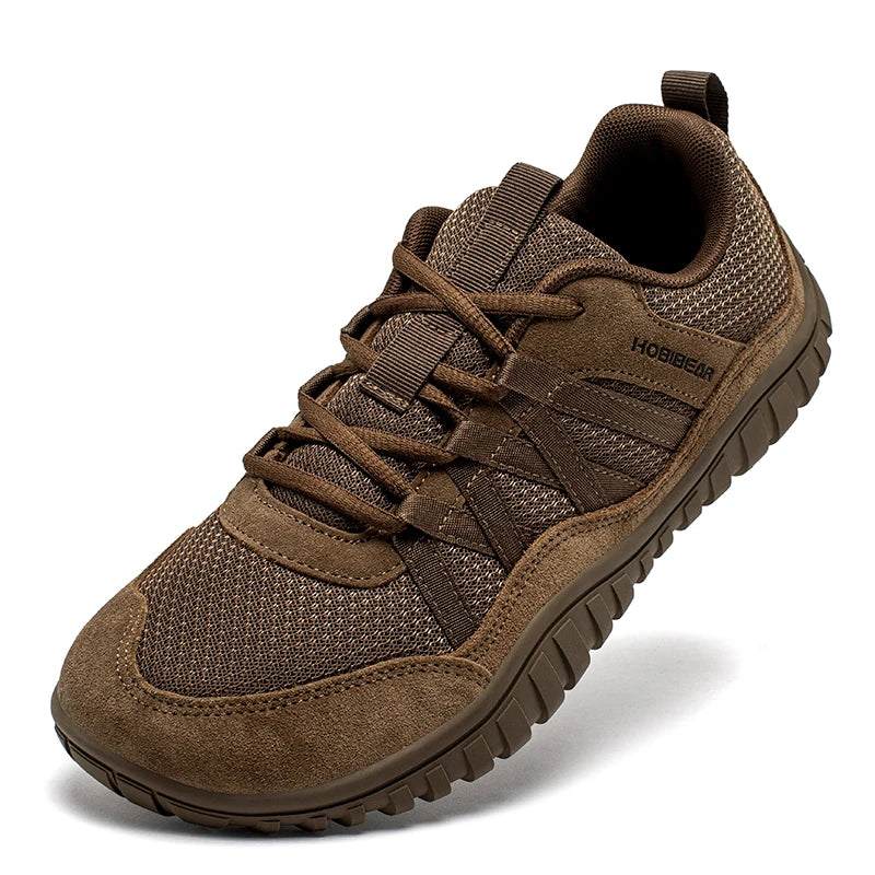 Wide Toe Walking Running Shoes Breathable Non Slip Outdoor Sneakers