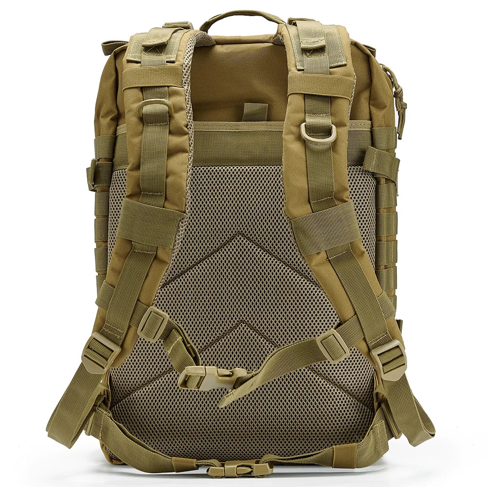 45L Tactical Backpack MOLLE Outdoor Hiking Travel Camping Daypack