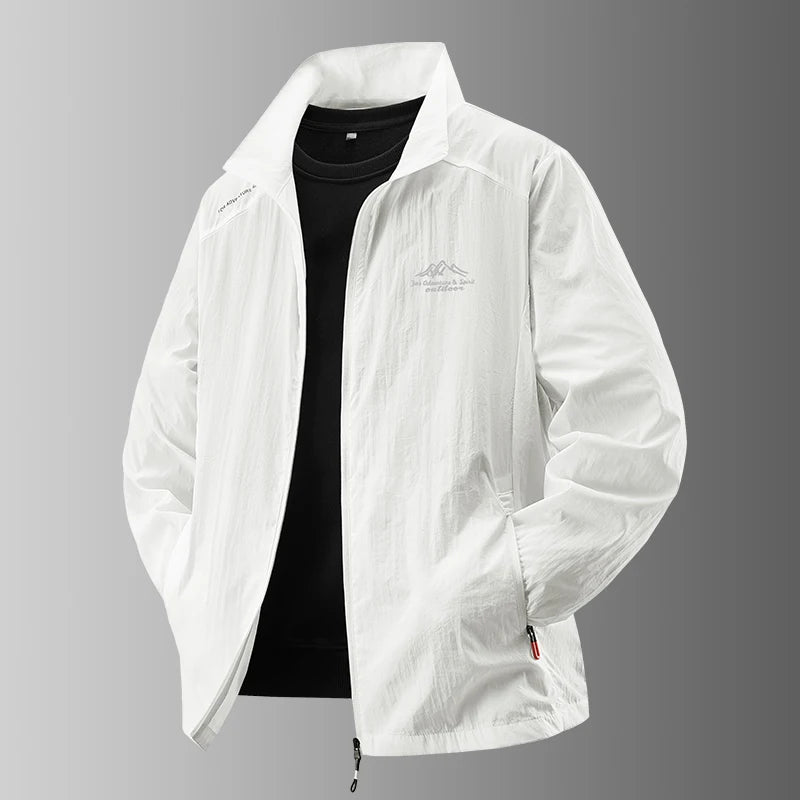 Men Summer Ultra Light UV Protection Fishing Sun Jacket Coat