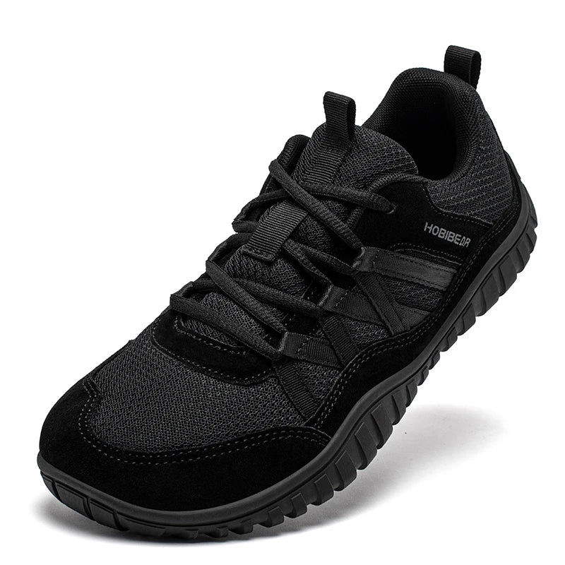 Wide Toe Walking Running Shoes Breathable Non Slip Outdoor Sneakers