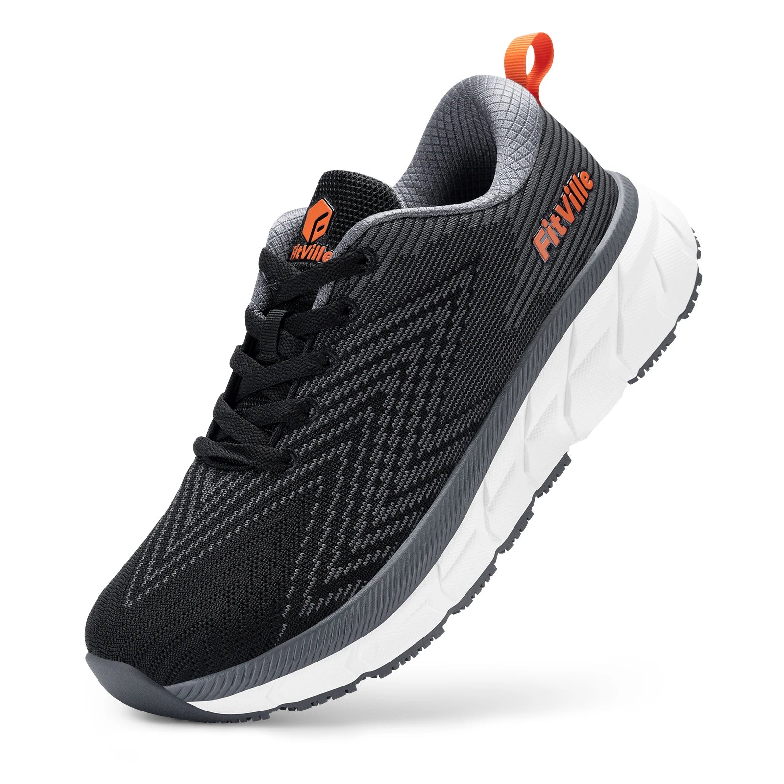 Wide Toe Box Cushioned Extra Wide Non Slip Running Shoes