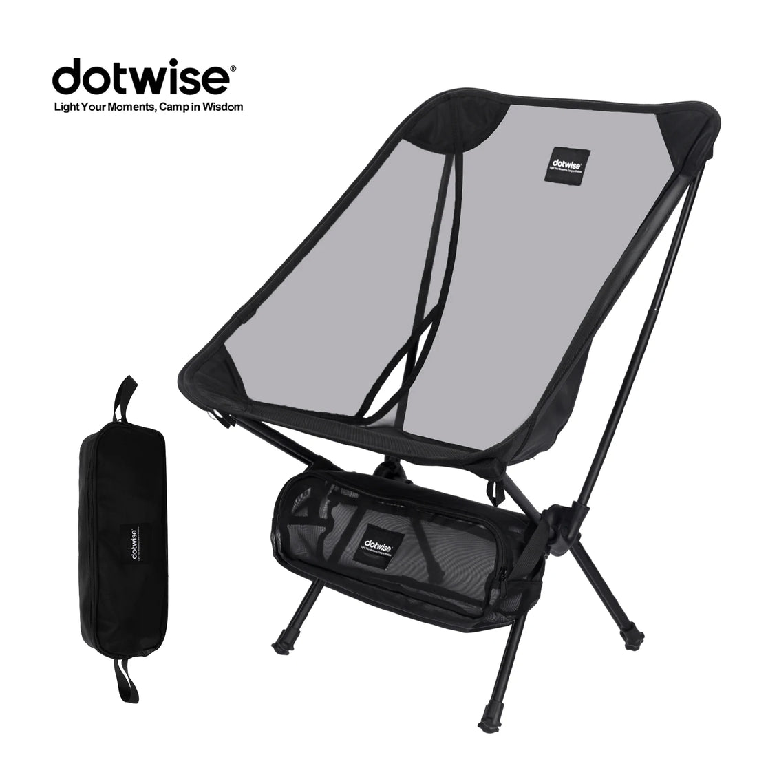 Moon Chair Breathable Camping Fishing Chair Aluminum Alloy Folding Seat