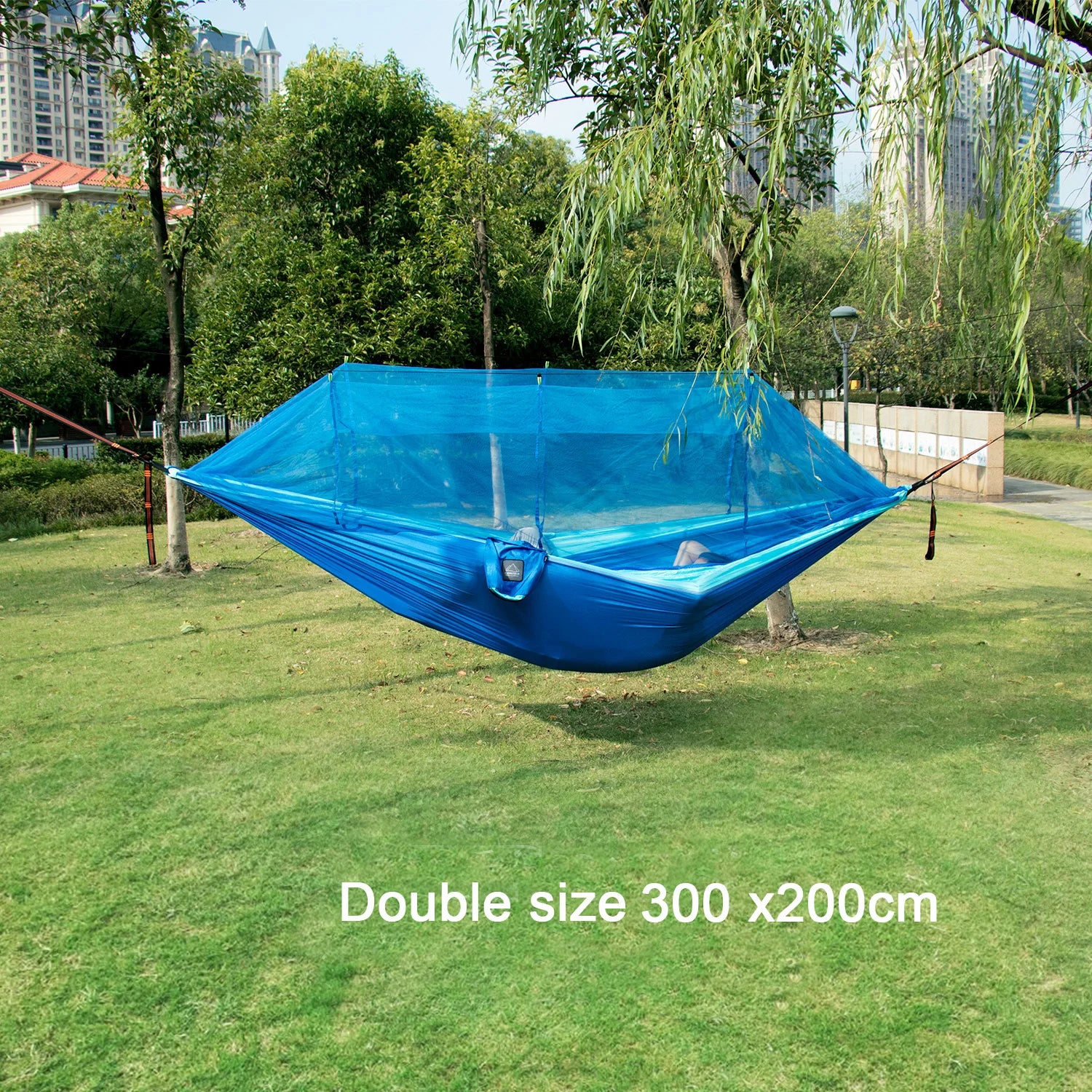 Portable Nylon Hammock Mosquito Net Single Double Camping Travel