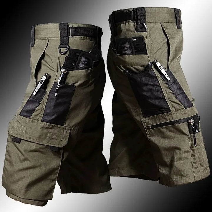 Men Tactical Camouflage Cargo Shorts Quick Dry Multi Pocket