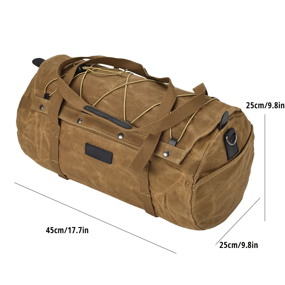 Motorcycle Rear Luggage Rack Waterproof Touring Travel Storage Bag