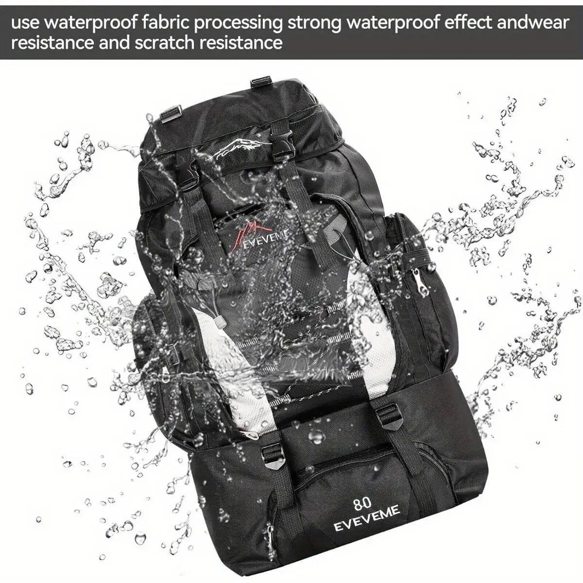 70L Large Capacity Hiking Camping Ultralight Travel Sports Backpack