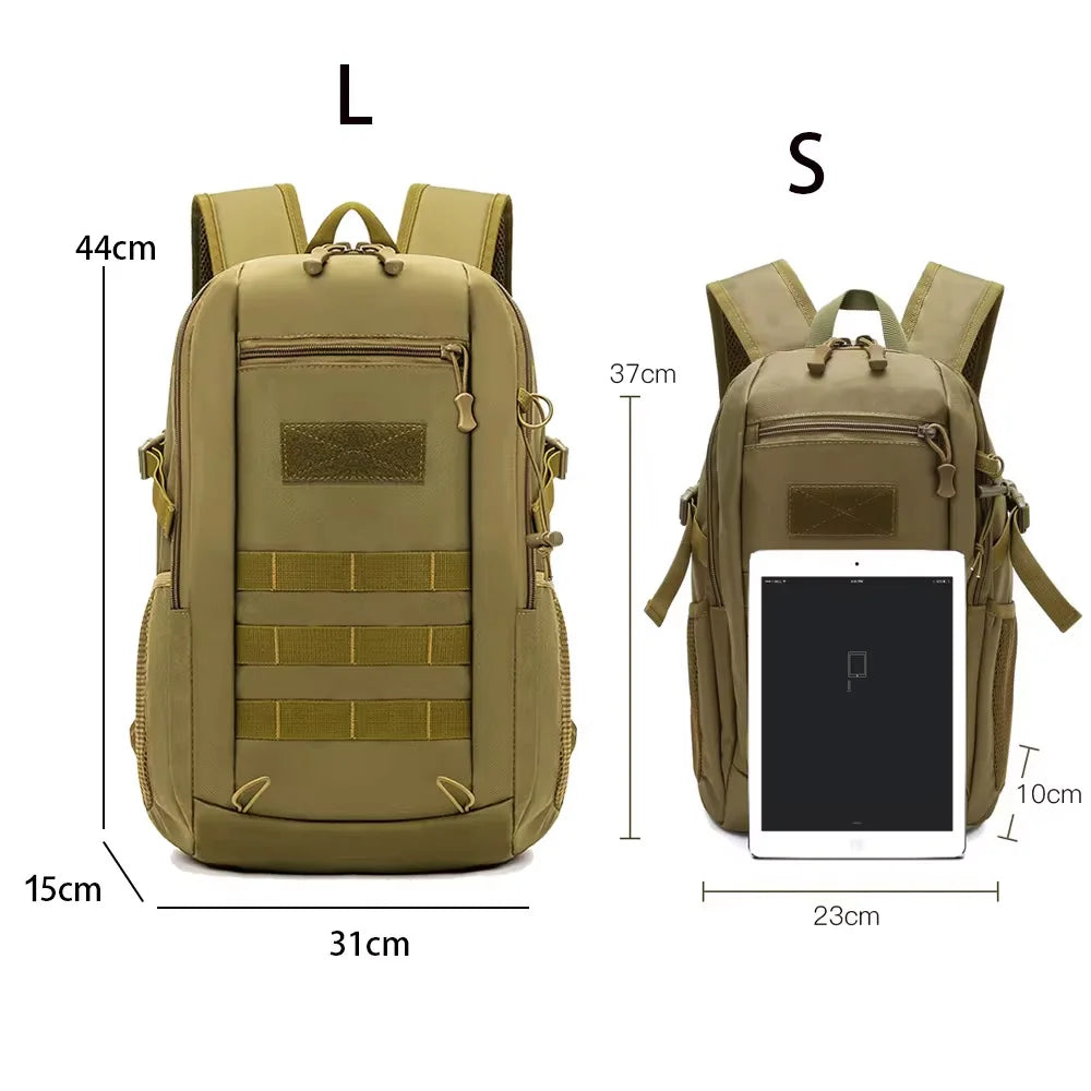 Mini Tactical Backpack 10L 20L Outdoor Hiking Fishing Daypack