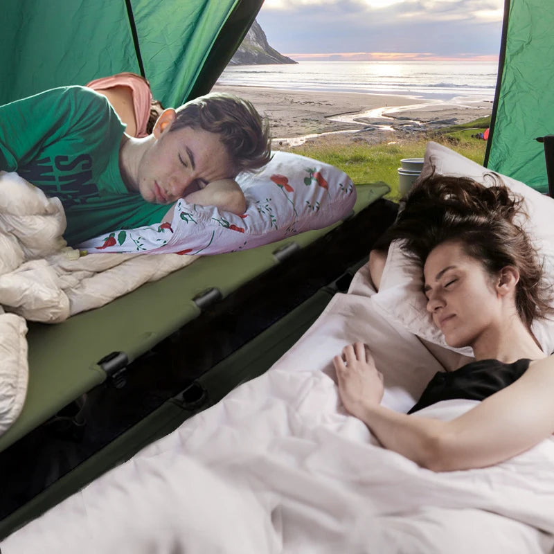Portable Folding Camping Cot Ultralight Compact Travel Sleeping Bed