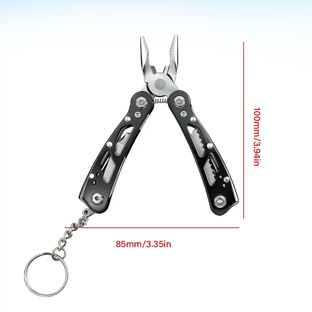Folding Multi Tool Pliers Portable Outdoor Repair Survival Utility Tool
