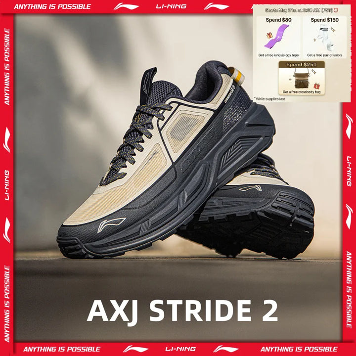 AXJ STRIDE 2 Unisex Hiking Shoes Breathable Cushioning Walking Sneakers