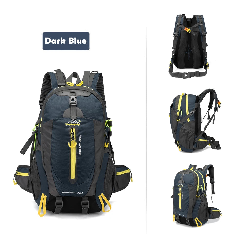 40L Water Resistant Hiking Travel Camping Laptop Daypack Backpack