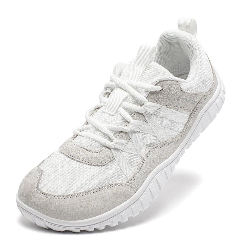 Wide Toe Walking Running Shoes Breathable Non Slip Outdoor Sneakers