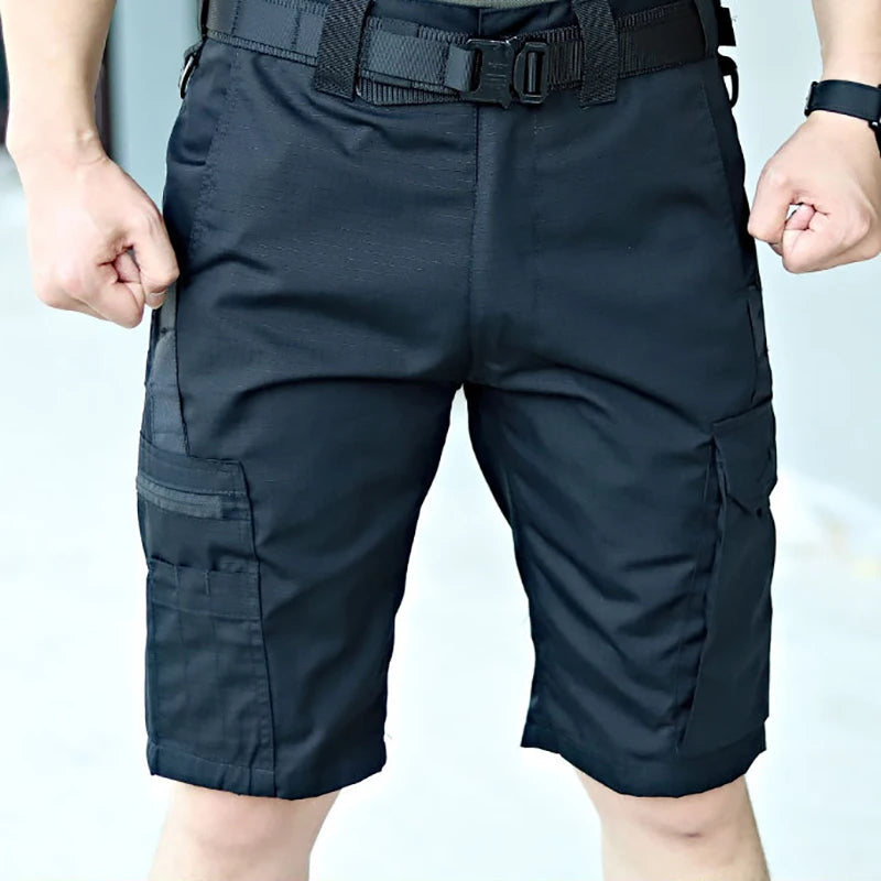 Men Tactical Camouflage Cargo Shorts Quick Dry Multi Pocket