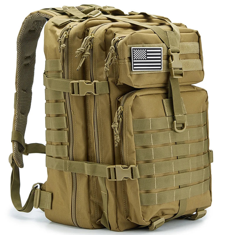 45L Tactical Backpack MOLLE Outdoor Hiking Travel Camping Daypack