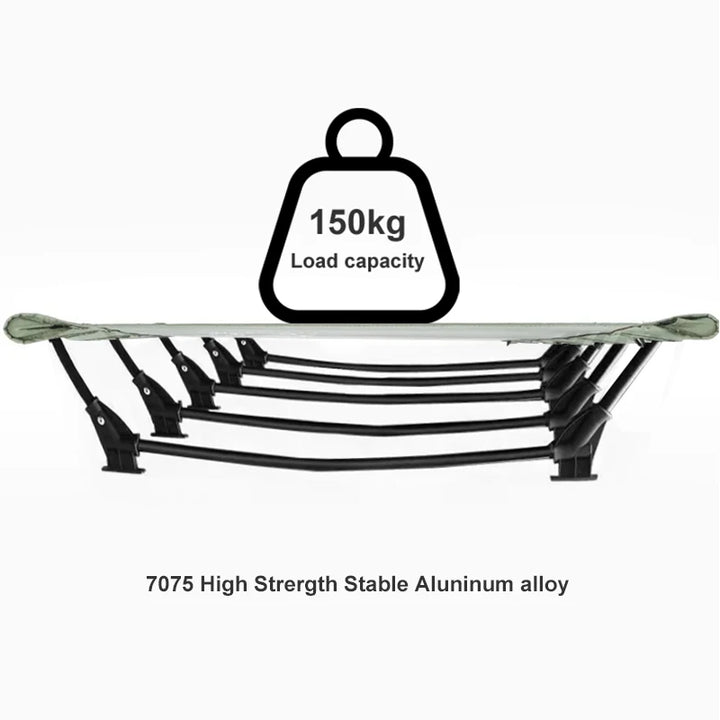 Portable Folding Camping Cot Ultralight Compact Travel Sleeping Bed