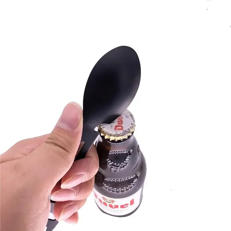 5-in-1 Stainless Steel Camping Survival EDC Tool Fork Knife