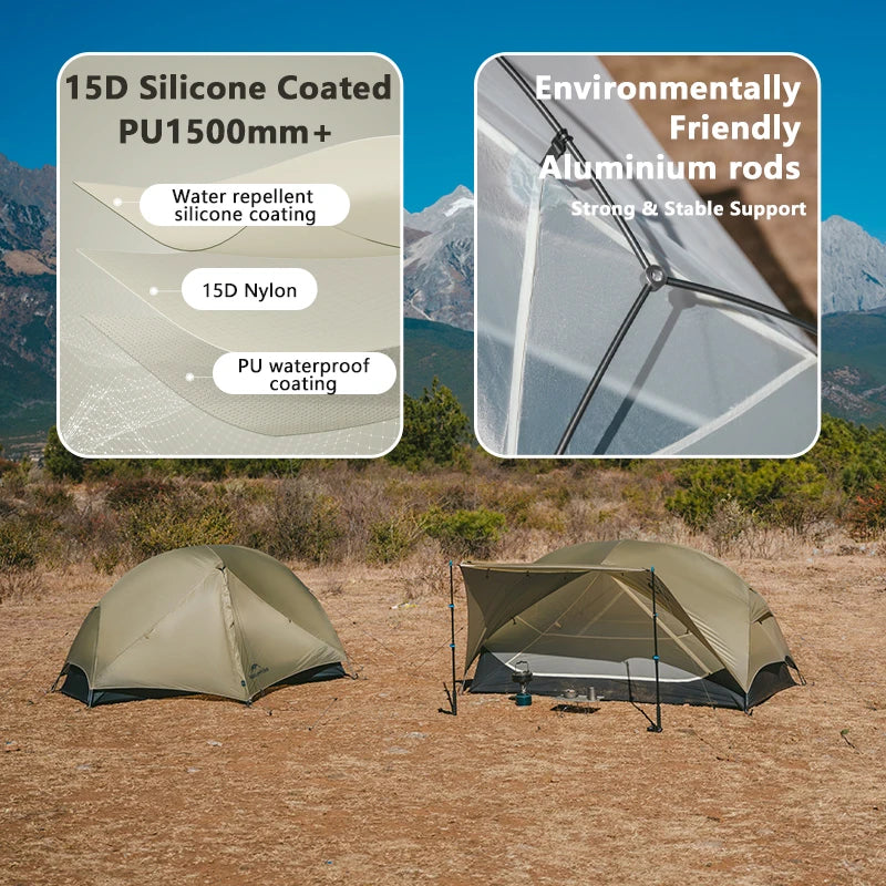 Mongar 2 UL Waterproof Ultralight Backpacking Camping Tent Shelter