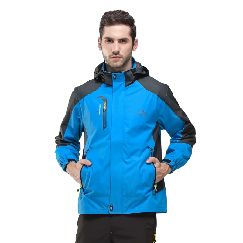 Men’s Waterproof Hiking Jacket Windbreaker Outdoor Climbing Travel Coat