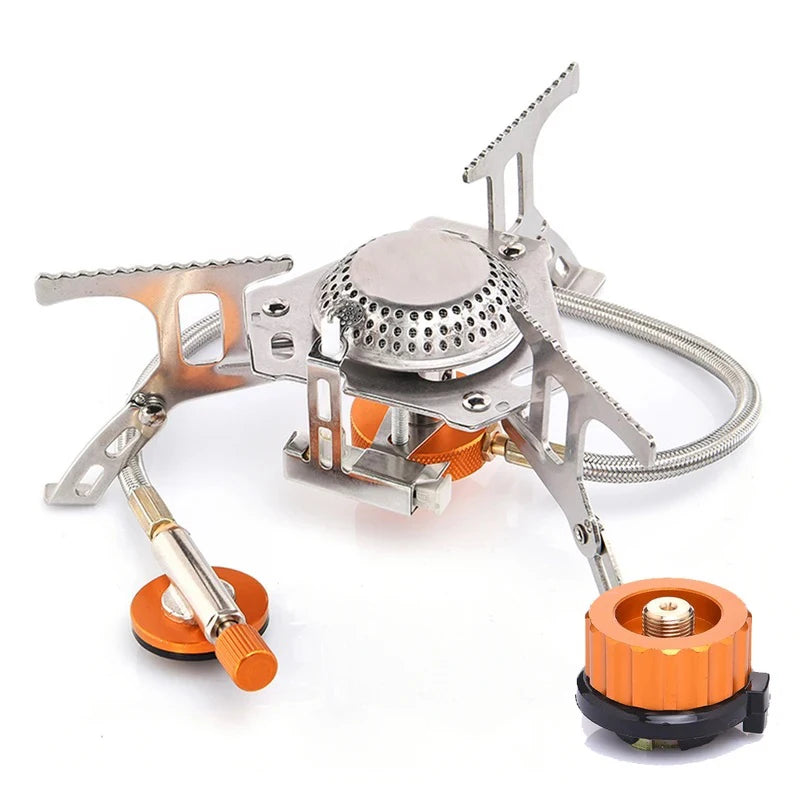 Portable 3500W Folding Camping Gas Stove Backpacking Outdoor Cooker