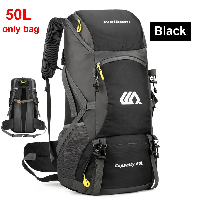 50L Waterproof Travel Hiking Camping Backpack Mountaineering Outdoor Rucksack