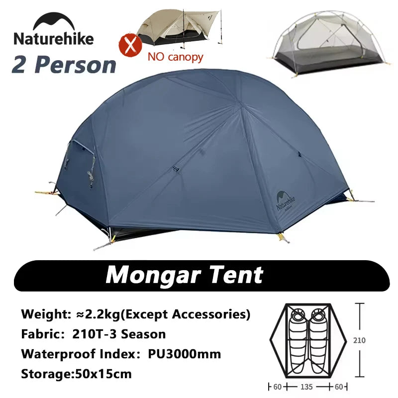 Mongar 2 UL Waterproof Ultralight Backpacking Camping Tent Shelter