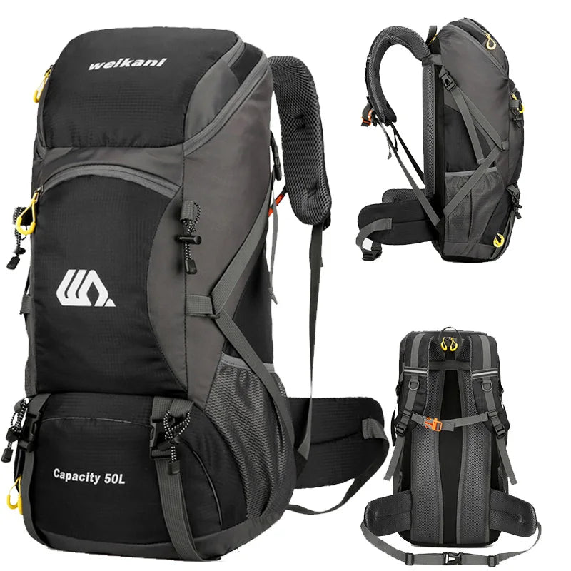 50L Waterproof Travel Hiking Camping Backpack Mountaineering Outdoor Rucksack