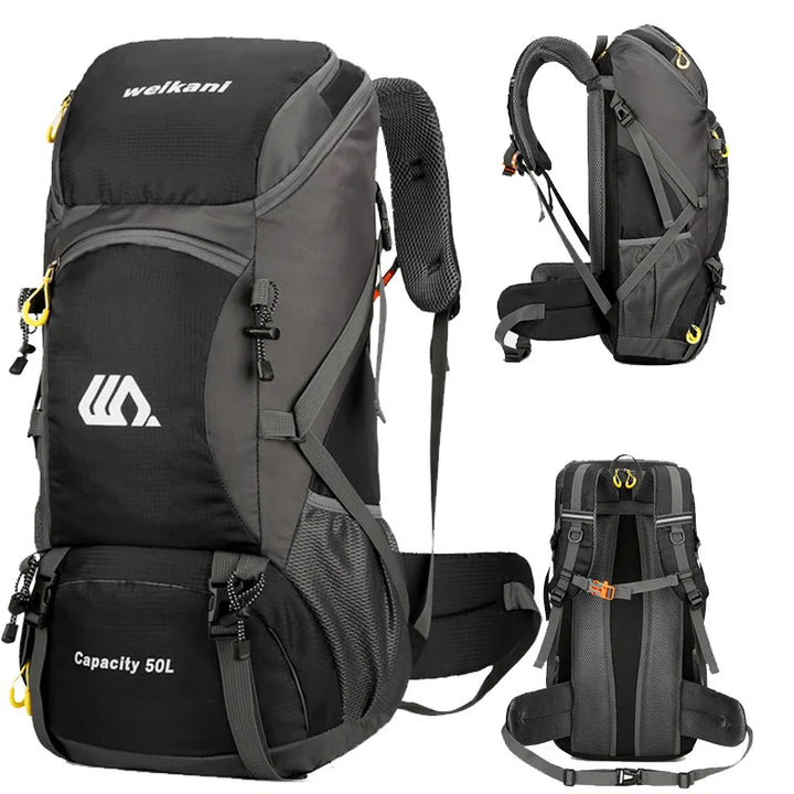 50L Waterproof Travel Hiking Camping Backpack Mountaineering Outdoor Rucksack