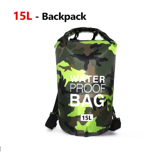 Waterproof PVC Dry Bag Backpack Kayak Surfing Swimming Outdoor Pack
