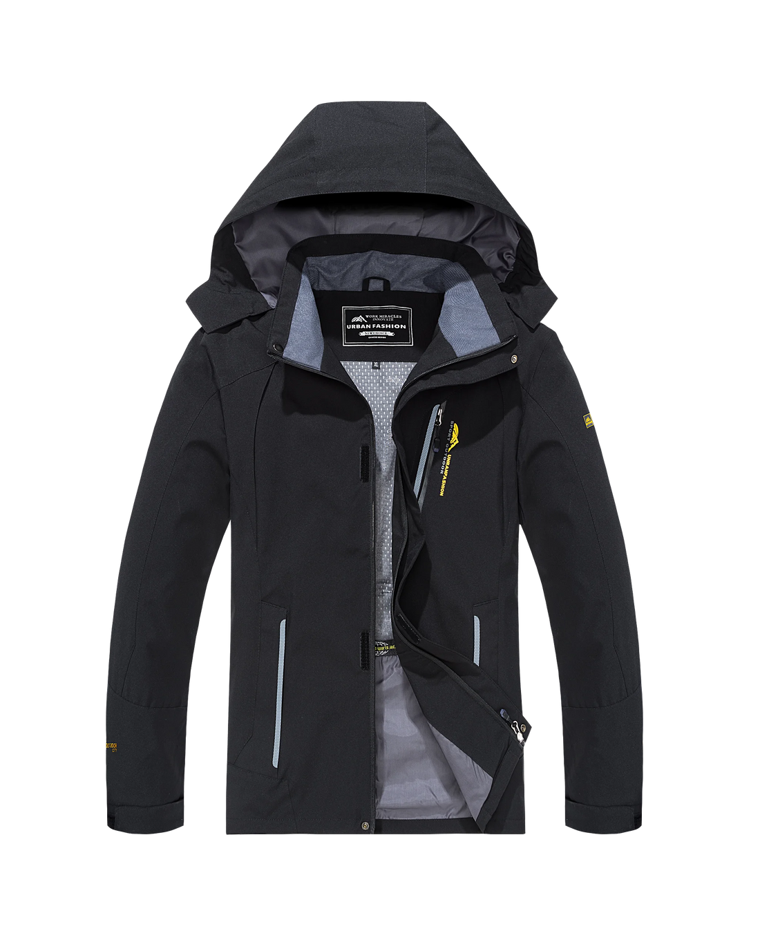 Men Waterproof Hiking Jacket Windproof Outdoor Camping Trekking Coat