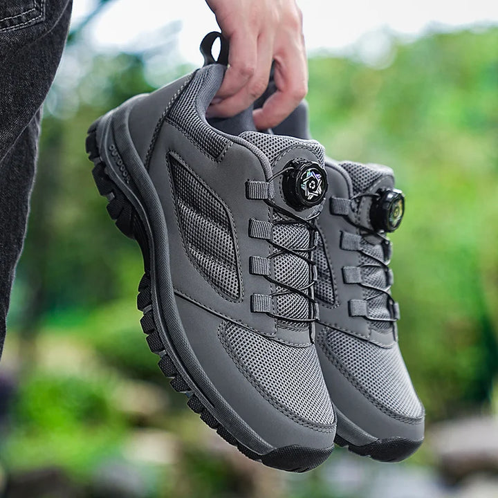 Men’s Outdoor Hiking Shoes Rotating Buckle Anti Slip Comfortable Sneakers