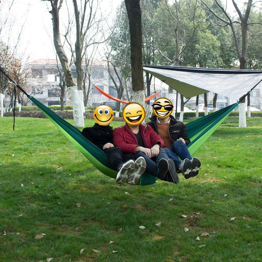 Portable Nylon Parachute Hammock Single Double Camping Hiking Garden