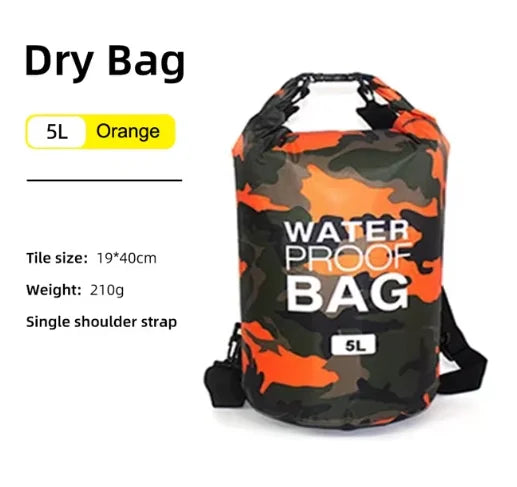 Waterproof PVC Dry Bag Backpack Kayak Surfing Swimming Outdoor Pack