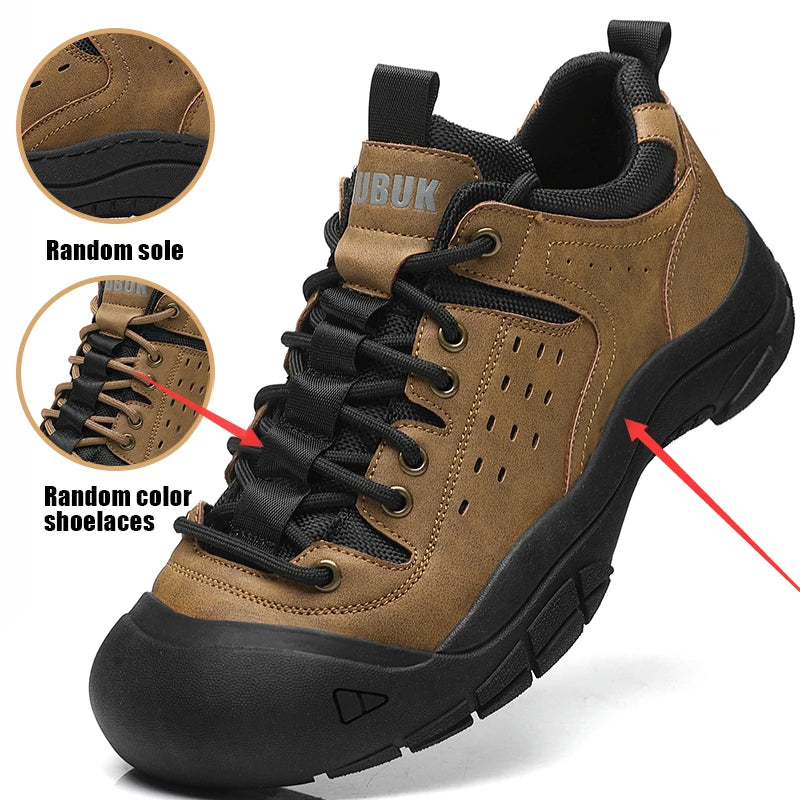 Men’s Casual Hiking Sneakers Non Slip Breathable Outdoor Trekking Shoes