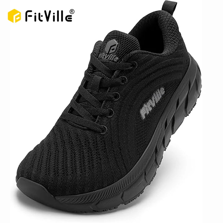 Wide Toe Box Cushioned Extra Wide Non Slip Running Shoes