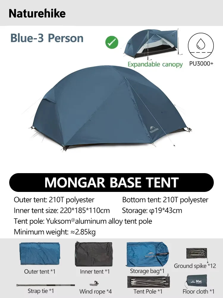 Mongar 2 UL Waterproof Ultralight Backpacking Camping Tent Shelter