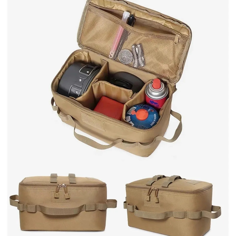 Camping Gas Tank Storage Bag Large Capacity Outdoor Tool Organizer